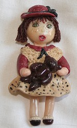 cadeau broche pour enfant poupe