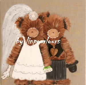 tableau sur lin pour enfant linpourlours