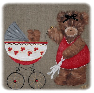 tableau pour enfant Lin pour l'ours