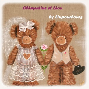 cadeau mariage tableau vive les maris linpourlours