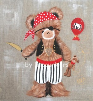 tableau ours dcoration pour chambre enfant garcon et cadeau naissance