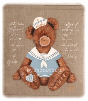 tableau naissance chambre d'enfant garon linpourlours