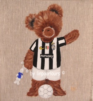 tableau ours pour chambre garcon et cadeau naissance